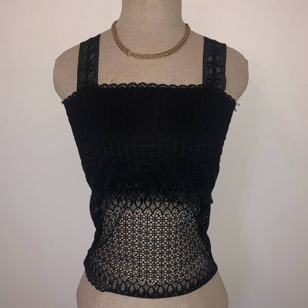 Lace tank top